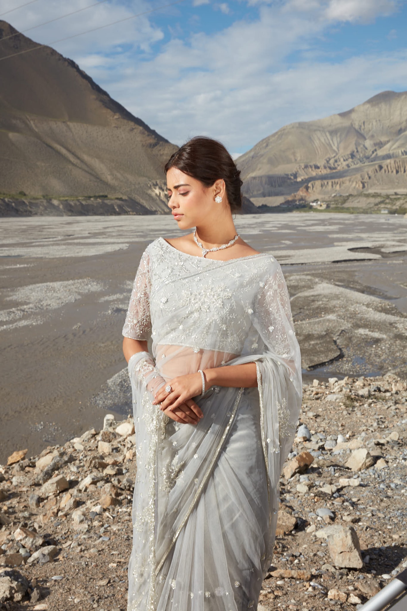 Handcrafted Ethereal Saree